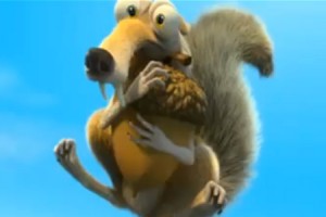 Scrat en Ice Age 4