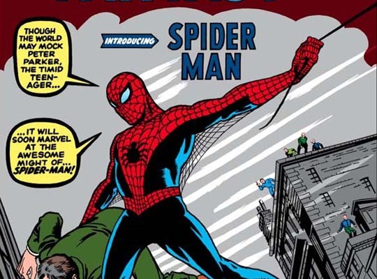 Tapa de SpiderMan en Comic