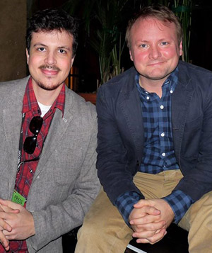 Johnson and myself at the 2013 SBIFF.