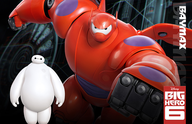 "BIG HERO 6" BAYMAX cares. That’s what he was designed to do. The plus-sized inflatable robot’s job title is technically Healthcare Companion: With a simple scan, Baymax can detect vital stats, and, given a patient’s level of pain, can treat nearly any ailment. Conceived and built by Tadashi Hamada, Baymax just might revolutionize the healthcare industry. But to the inventor’s kid brother Hiro, the nurturing, guileless bot turns out to be more than what he was built for—he’s a hero, and quite possibly Hiro’s closest friend. And after some deft reprogramming that includes a rocket fist, super strength and rocket thrusters that allow him to fly, Baymax becomes one of the “Big Hero 6.” ©2014 Disney. All Rights Reserved.