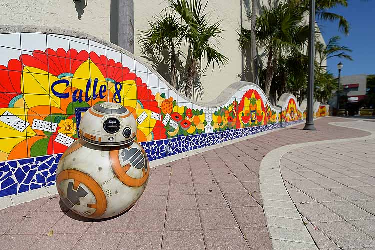 "BB-8 Takes Over Calle Ocho"