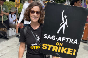 Gabriela Lopetegui en Piquete frente a WB Studios